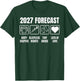 Baby Coming Soon 2027 Forecast Baby Shower Funny New Dad Mom T-Shirt - T-Shirt | Forest