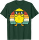 Rubber Duck Sunglasses Sunset Retro Duckling Men Women Kids T-Shirt - T-Shirt | Forest