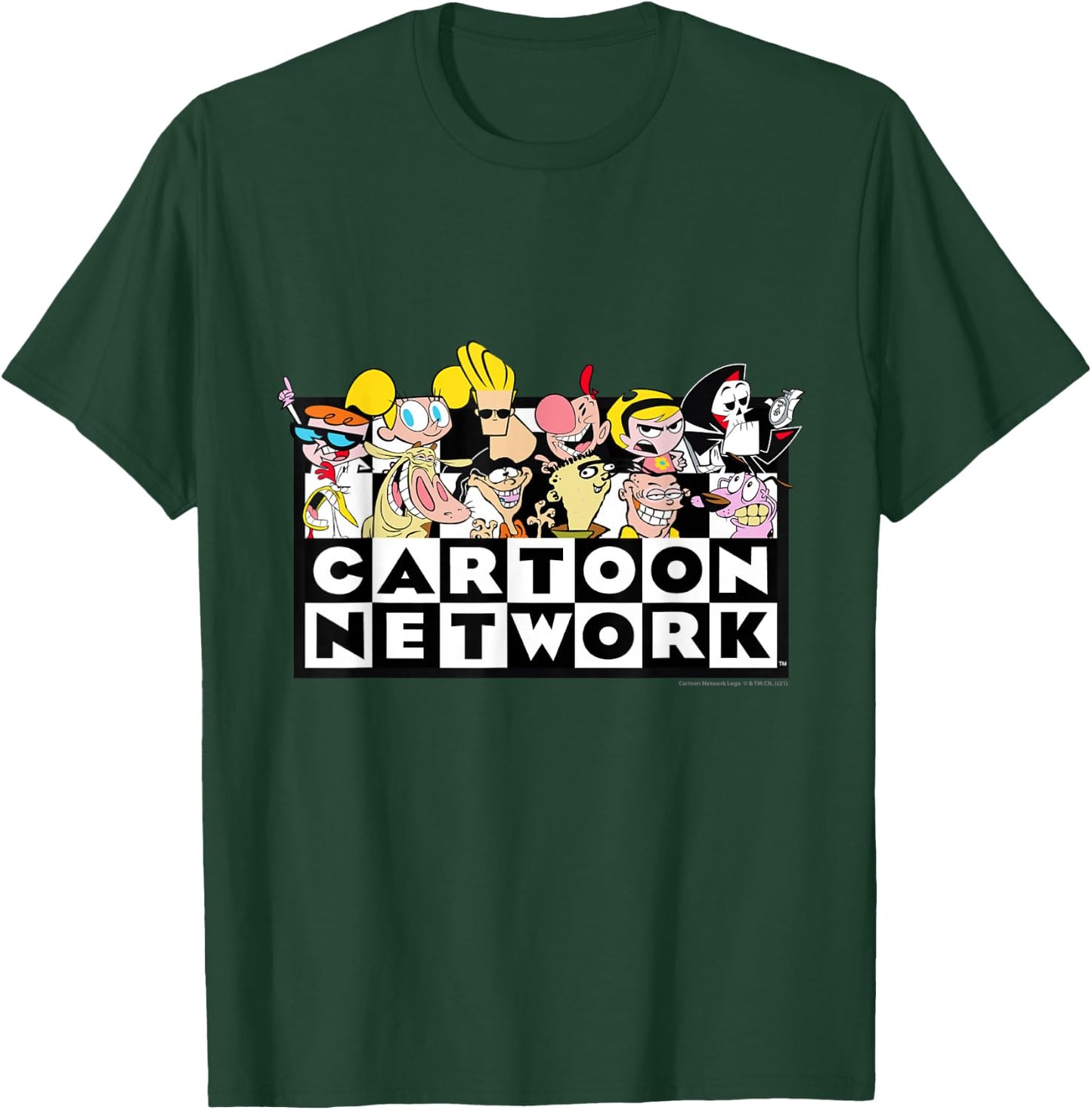 Cartoon Network Logo with Characters T-Shirt - T-Shirt | Forest