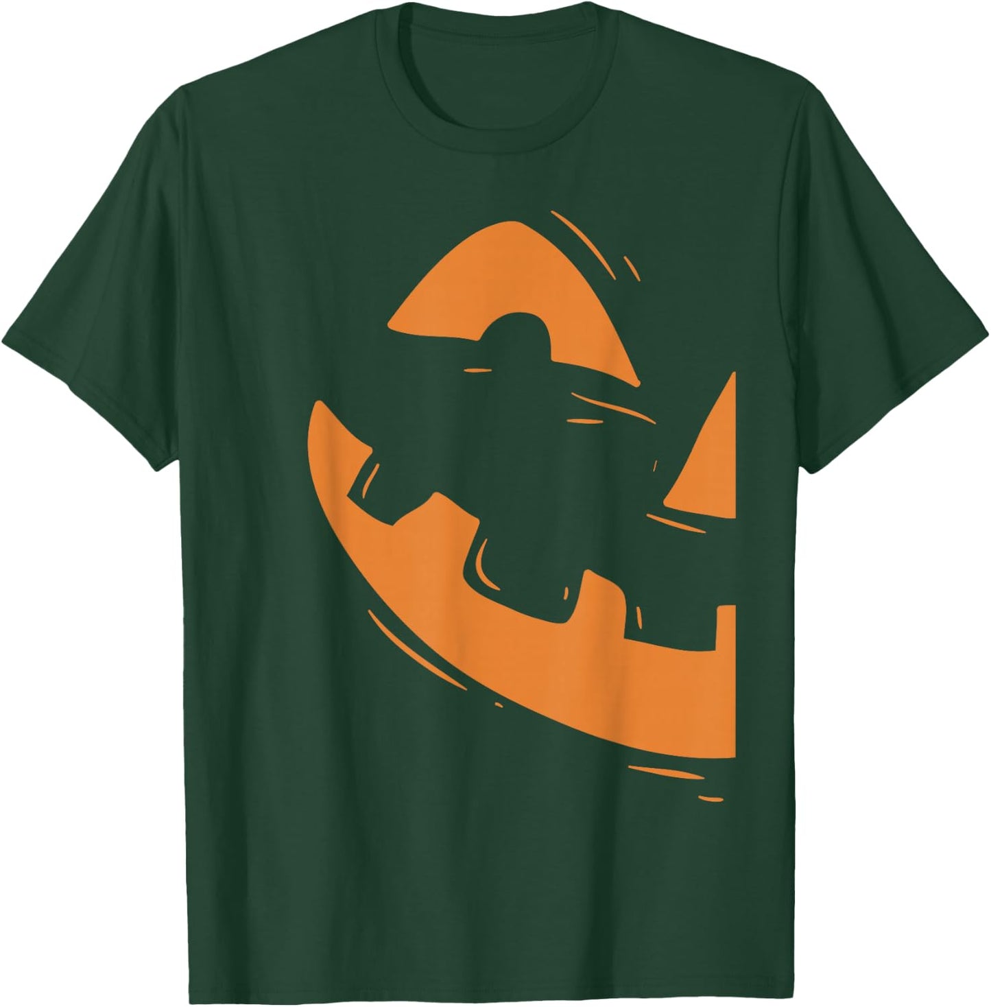 Jack-O-Lantern Shirt Pumpkin Face Halloween Matching Couple T-Shirt - T-Shirt | Forest