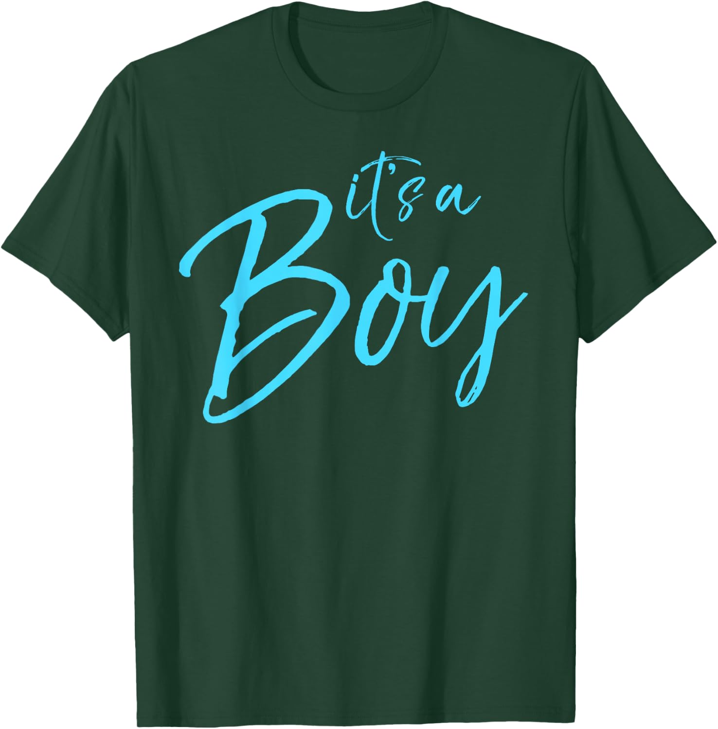 It's a Boy Shirt Fun Cute Blue Gender Reveal Pregnancy T-Shirt - T-Shirt | Forest
