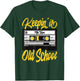Keeping it Old School Retro Vintage 80s 90s Cassette Tape T-Shirt - T-Shirt | Forest