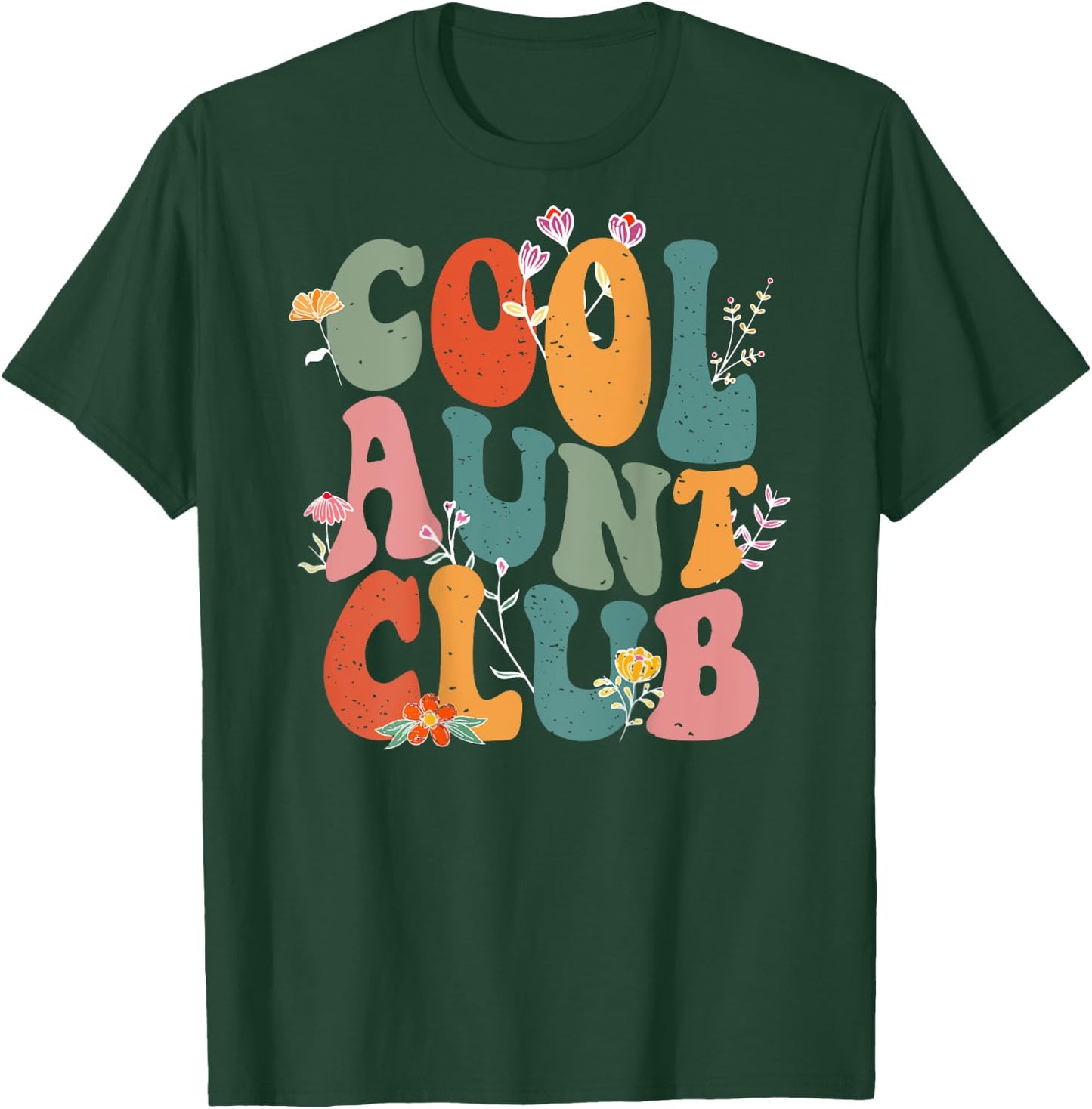 aunties club cool , Black, S T-Shirt - T-Shirt | Forest