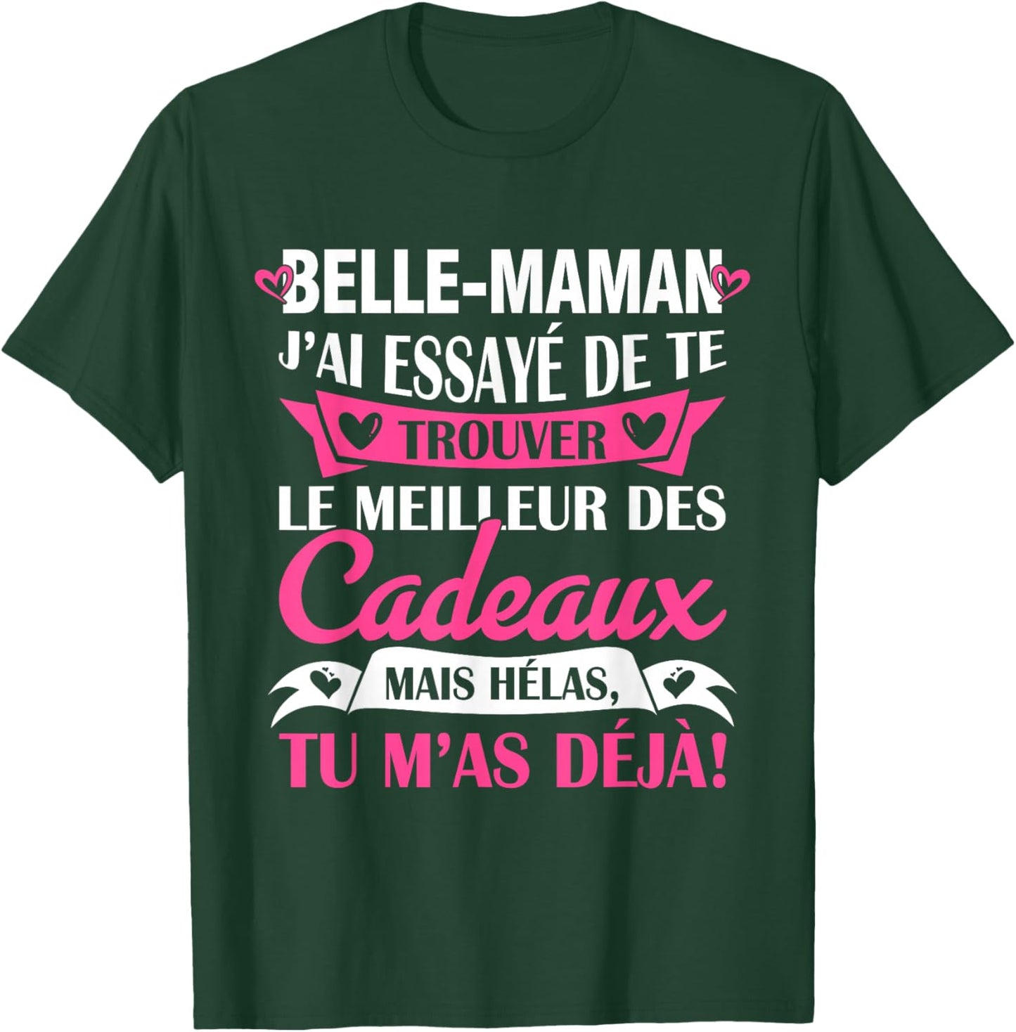 Mother's Day Gift Humour Birthday Gift Stepmom , Black, S T-Shirt - T-Shirt | Forest