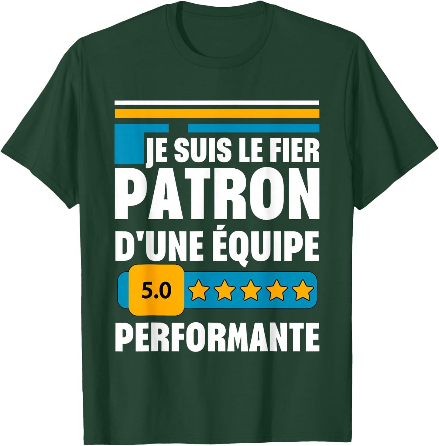Funny Gift boss, original idea for team leader , Black, S T-Shirt - T-Shirt | Forest
