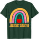 Assistant Director Rainbow Cute Back To School Appreciation T-Shirt - T-Shirt | Forest