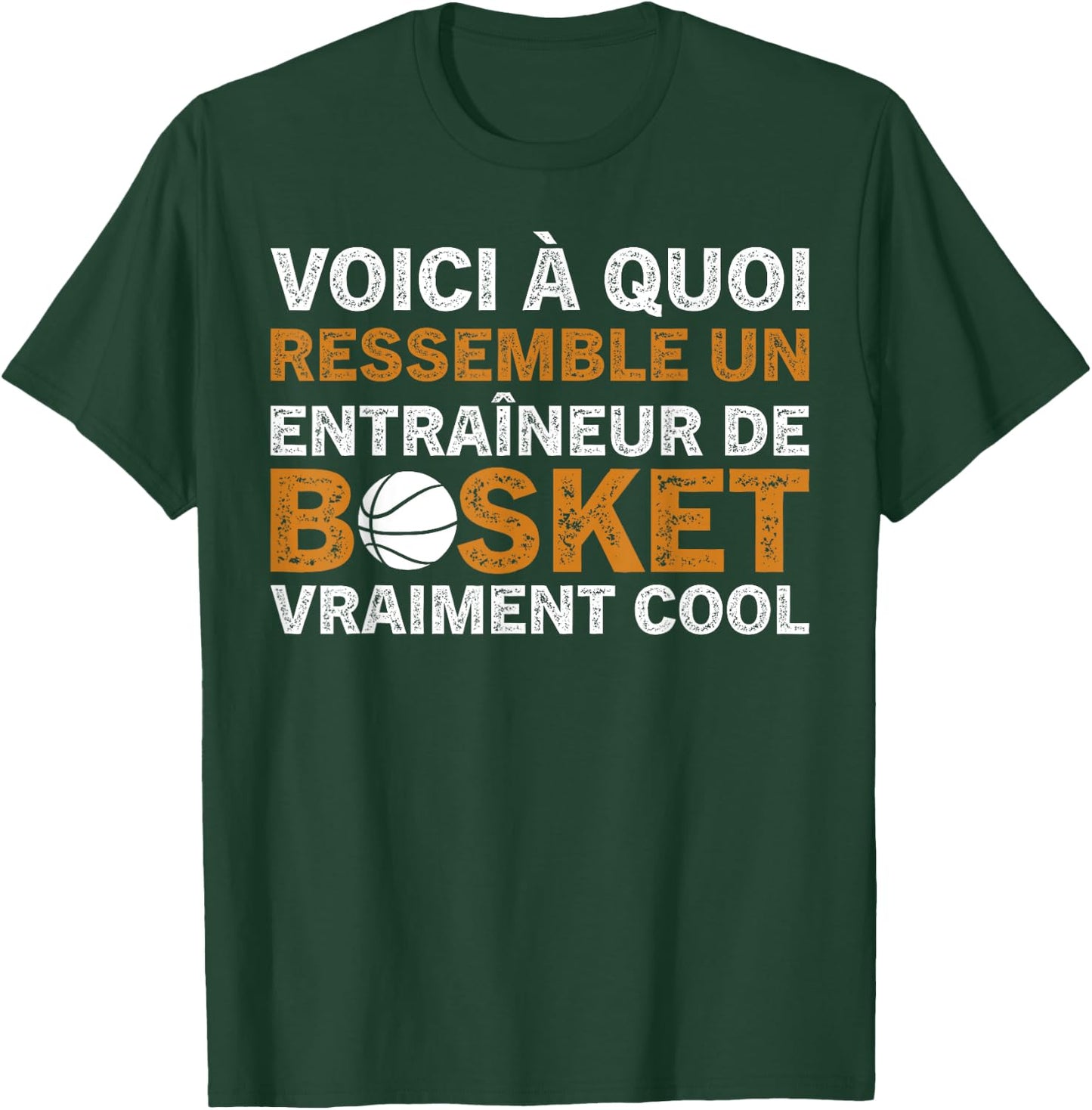 Basketball Un Entraîneur De Basket Vraiment Cool Coach T-Shirt - T-Shirt | Forest