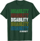 Le handicap, c'est la diversité - Disability Pride Month Wear T-Shirt - T-Shirt | Forest
