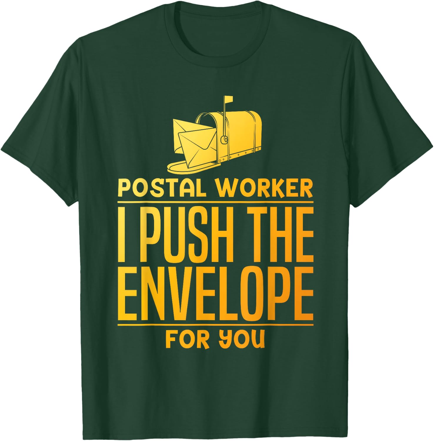 Funny Postal Worker Design Women Postmaster Mailman T-Shirt - T-Shirt | Forest