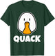 QUACK Ducks Stuff | Duck Lover Stuff | Kids Duck T-Shirt - T-Shirt | Forest