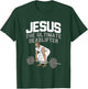 Deadlift Jesus I Christian Weightlifting Funny Workout Gym T-Shirt - T-Shirt | Forest