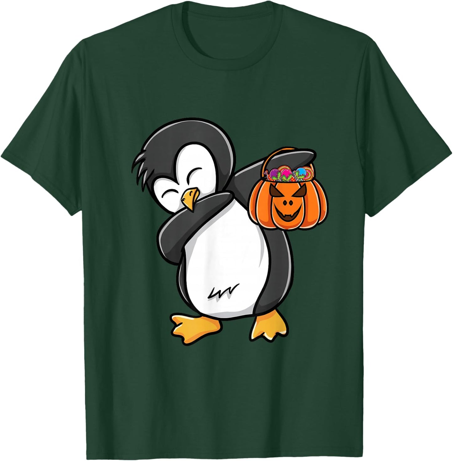 Dabbing Penguin Halloween T-Shirt - T-Shirt | Forest