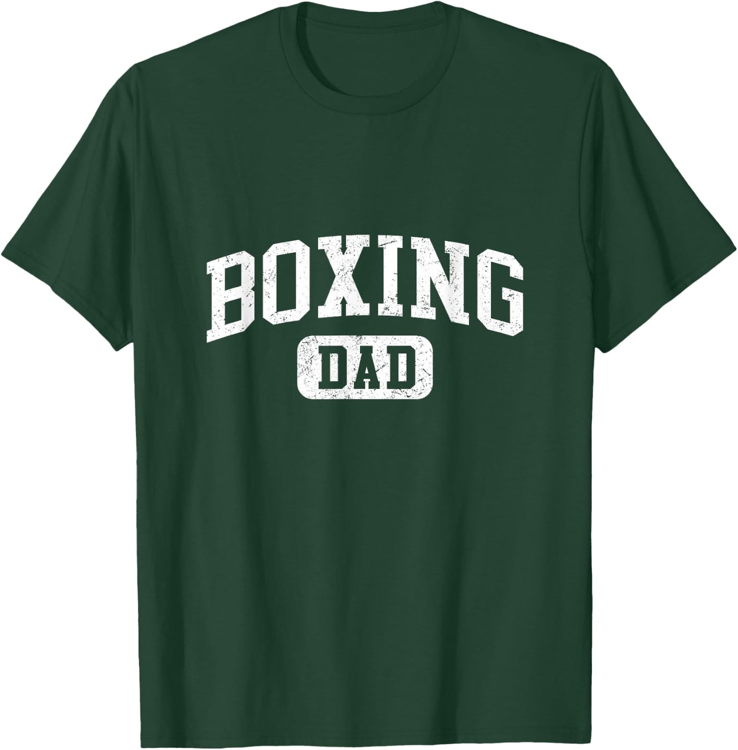 Boxing Dad Funny Lettering Style Fathers Day Daddy T-Shirt - T-Shirt | Forest