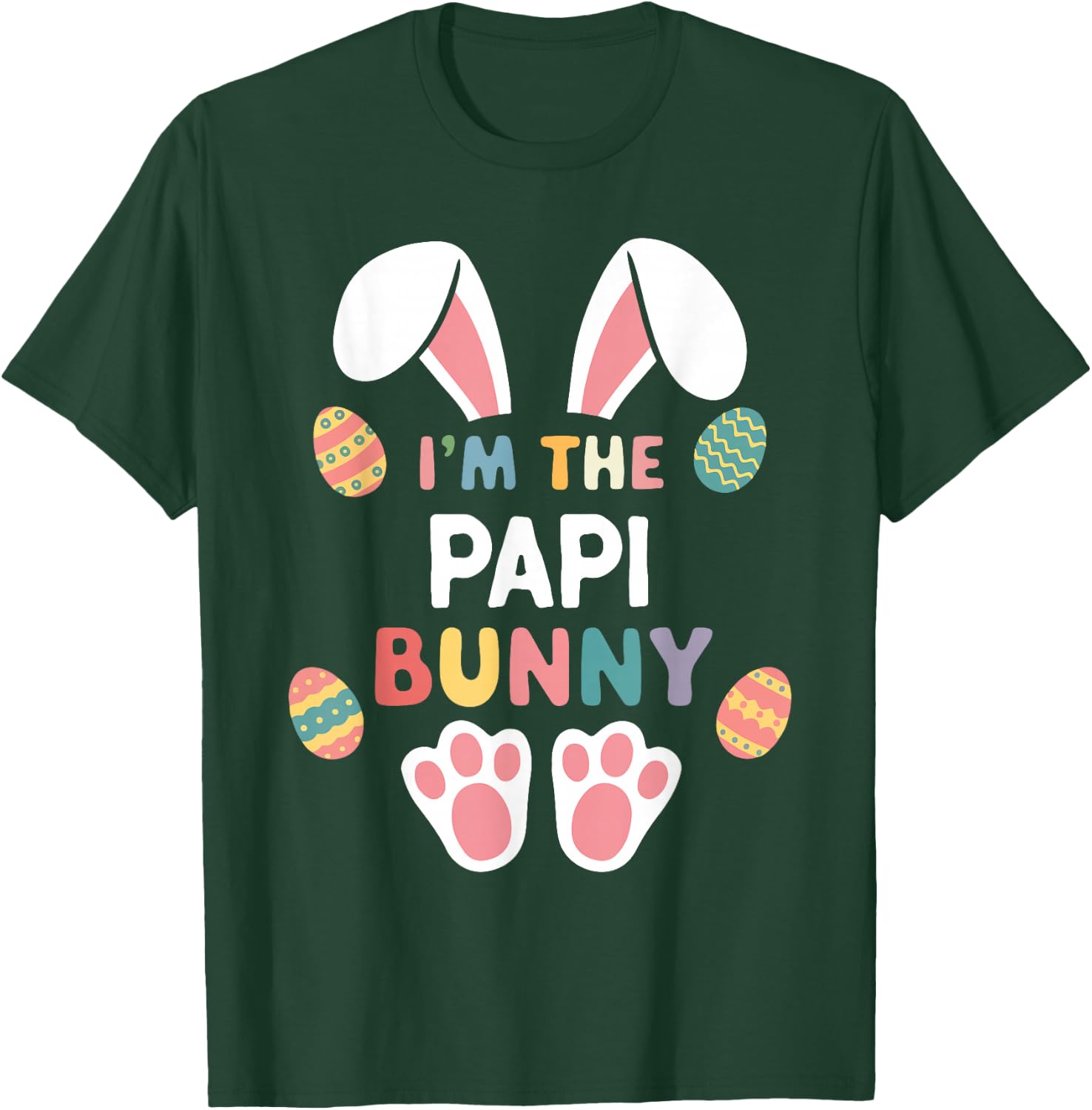 I'm The Papi Bunny Easter Matching Family T-Shirt - T-Shirt | Forest
