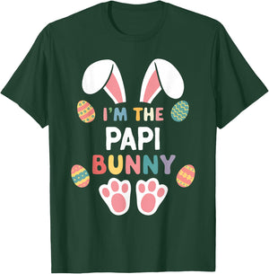 I'm The Papi Bunny Easter Matching Family T-Shirt - T-Shirt | Forest