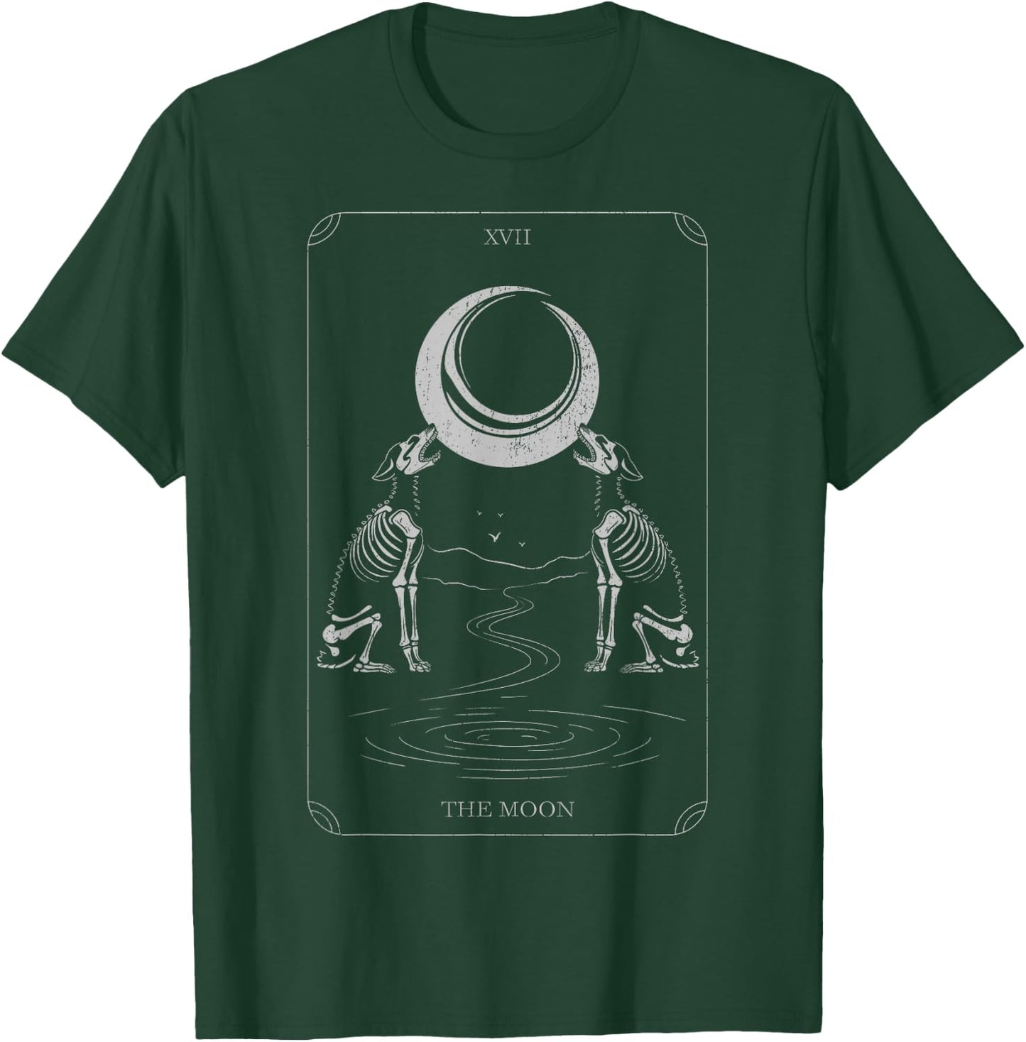 Spiritual Tarot Card Mystical Edgy Esoteric Streetwear , black T-Shirt - T-Shirt | Forest