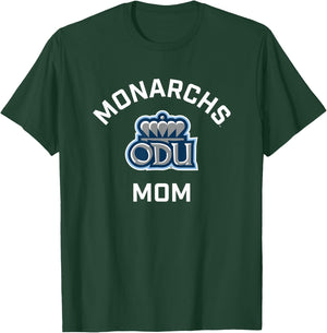 Old Dominion University ODU Monarchs Arched Mom T-Shirt - T-Shirt | Forest