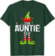 The Auntie Elf Christmas Matching Pajamas T-Shirt - T-Shirt | Forest