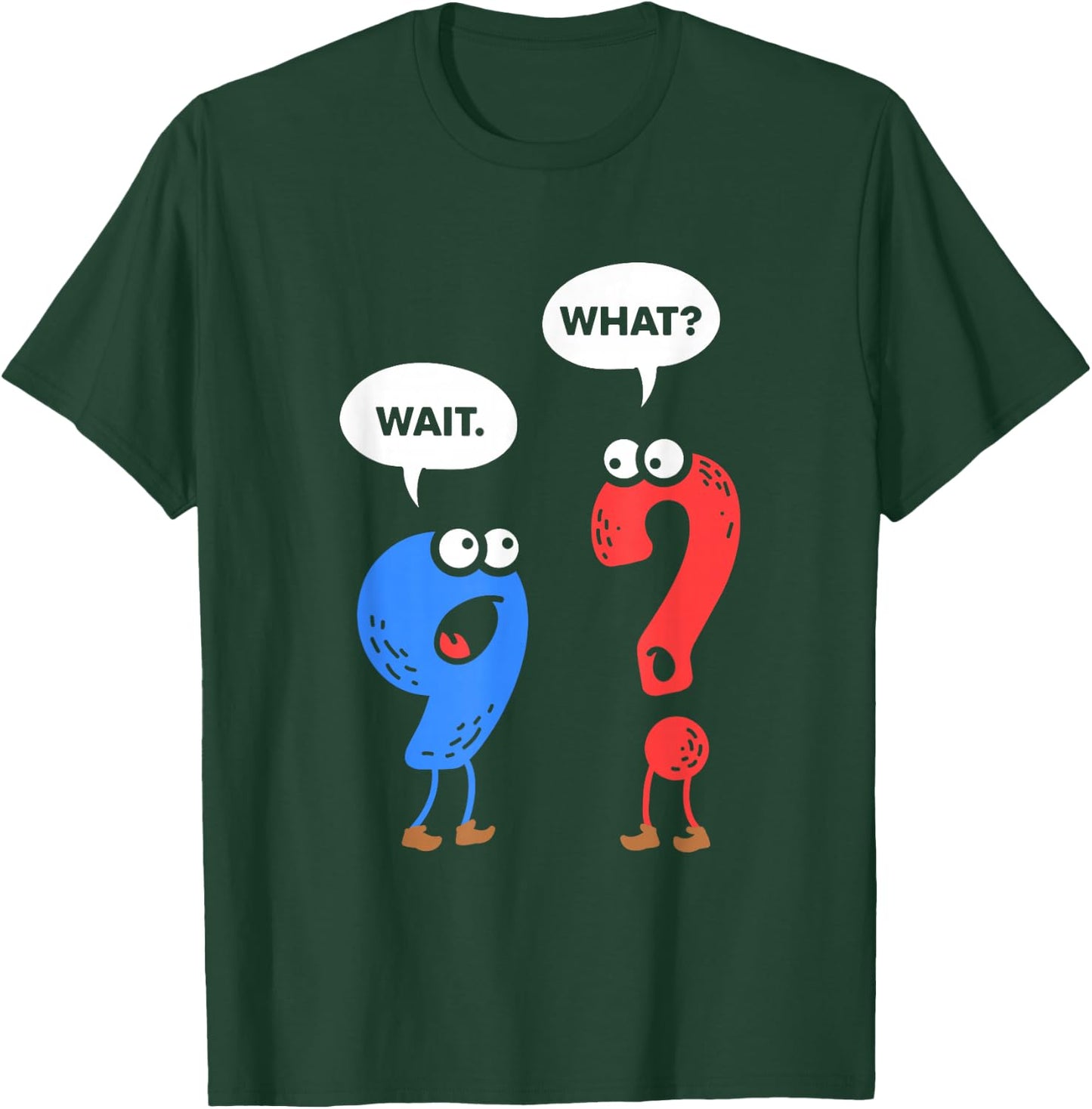 Funny Grammar Punctuation Gift Teachers Small T-Shirt - T-Shirt | Forest