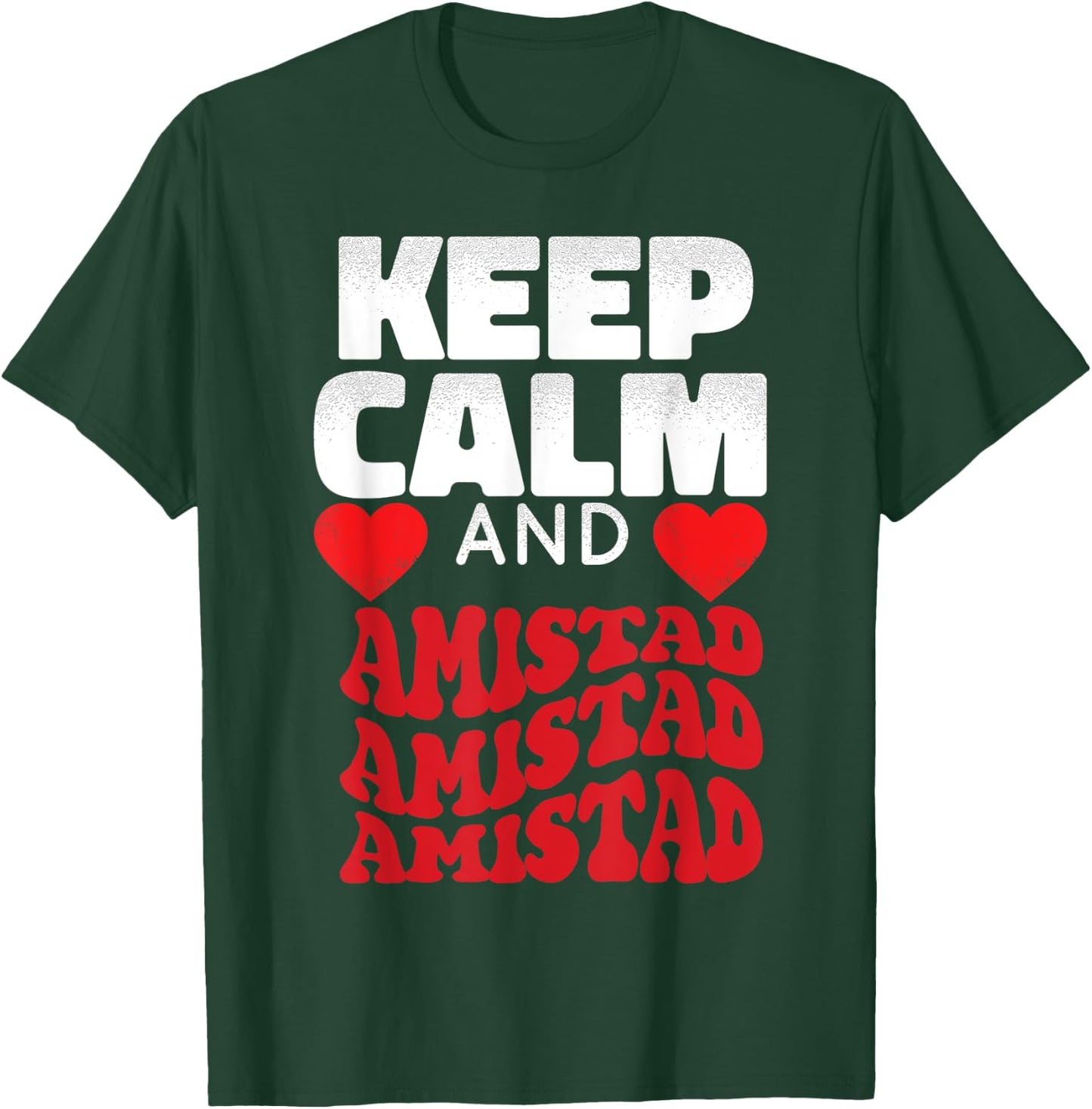 Amistad House Of Friendship RCA Friendly School Spirit T-Shirt - T-Shirt | Forest