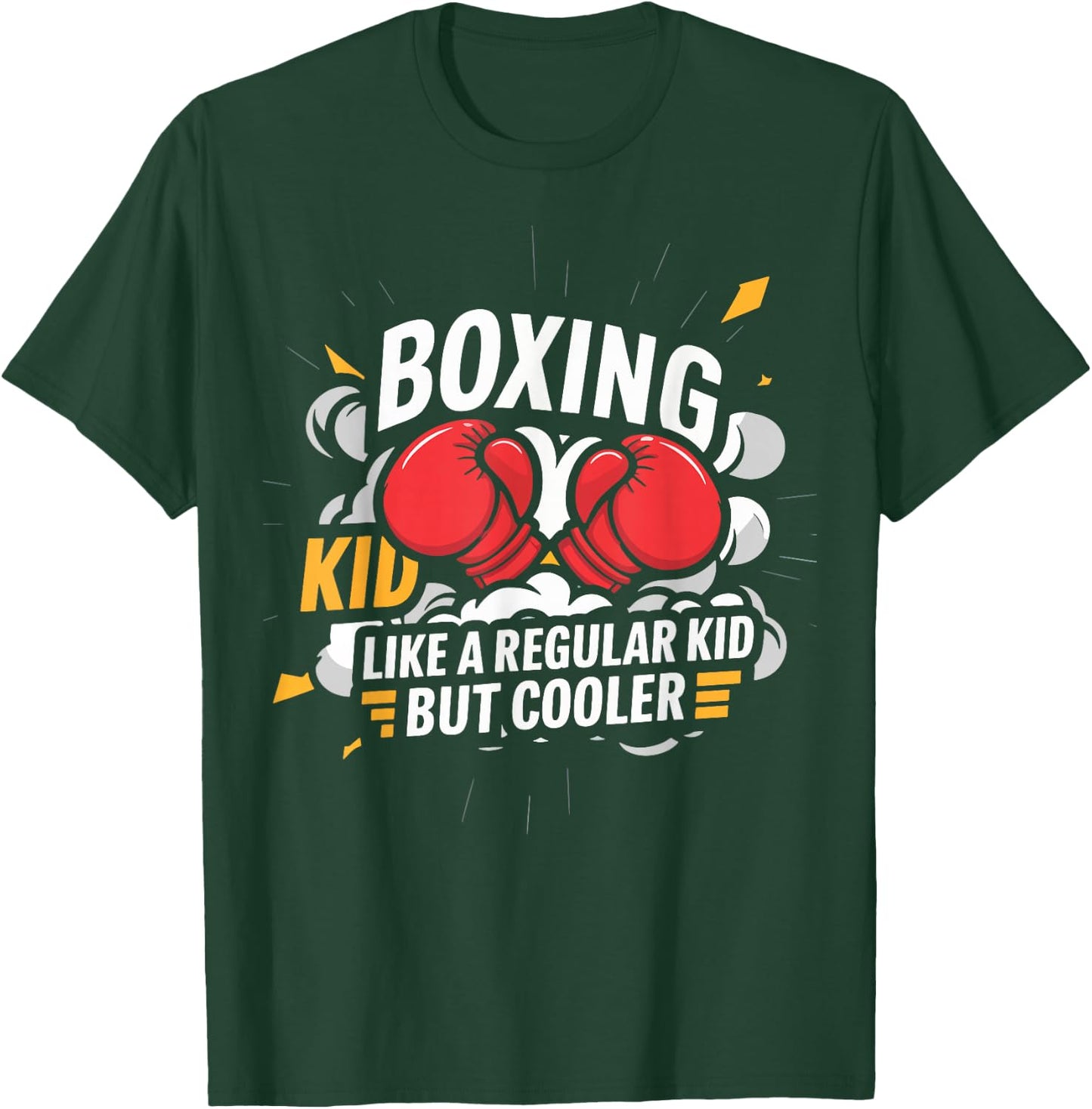 Boxing Boxer MMA Funny Boxing Kid T-Shirt - T-Shirt | Forest