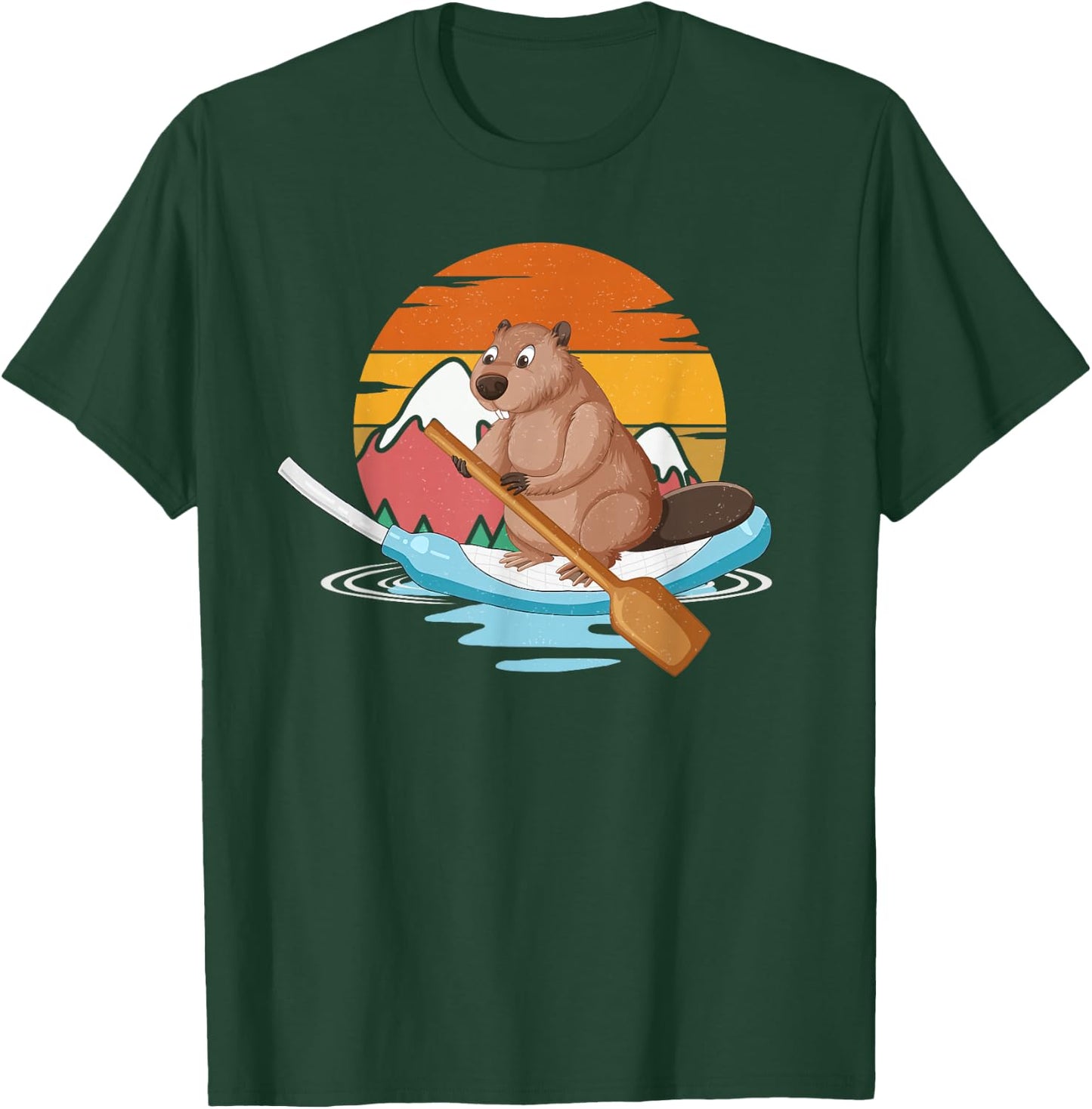 Cooter Canoe Beaver Funny Nurse Life Nursing Medical Student T-Shirt - T-Shirt | Forest