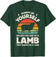 Lamb Always Be Yourself Retro Vintage 70s Farm Animal Farmer T-Shirt - T-Shirt | Forest