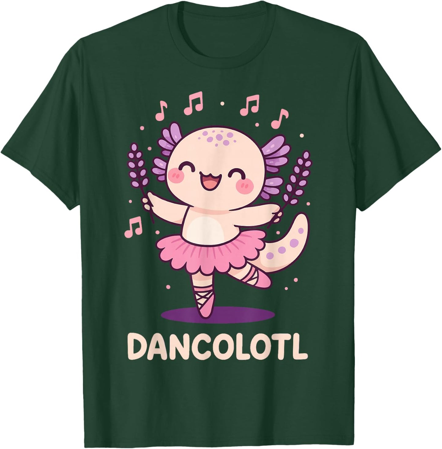 Dancolotl Axolotl Dancing T-Shirt - T-Shirt | Forest