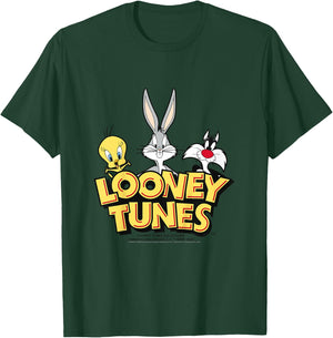 Kids Looney Tunes Group Camiseta , Black, 2 T-Shirt - T-Shirt | Forest