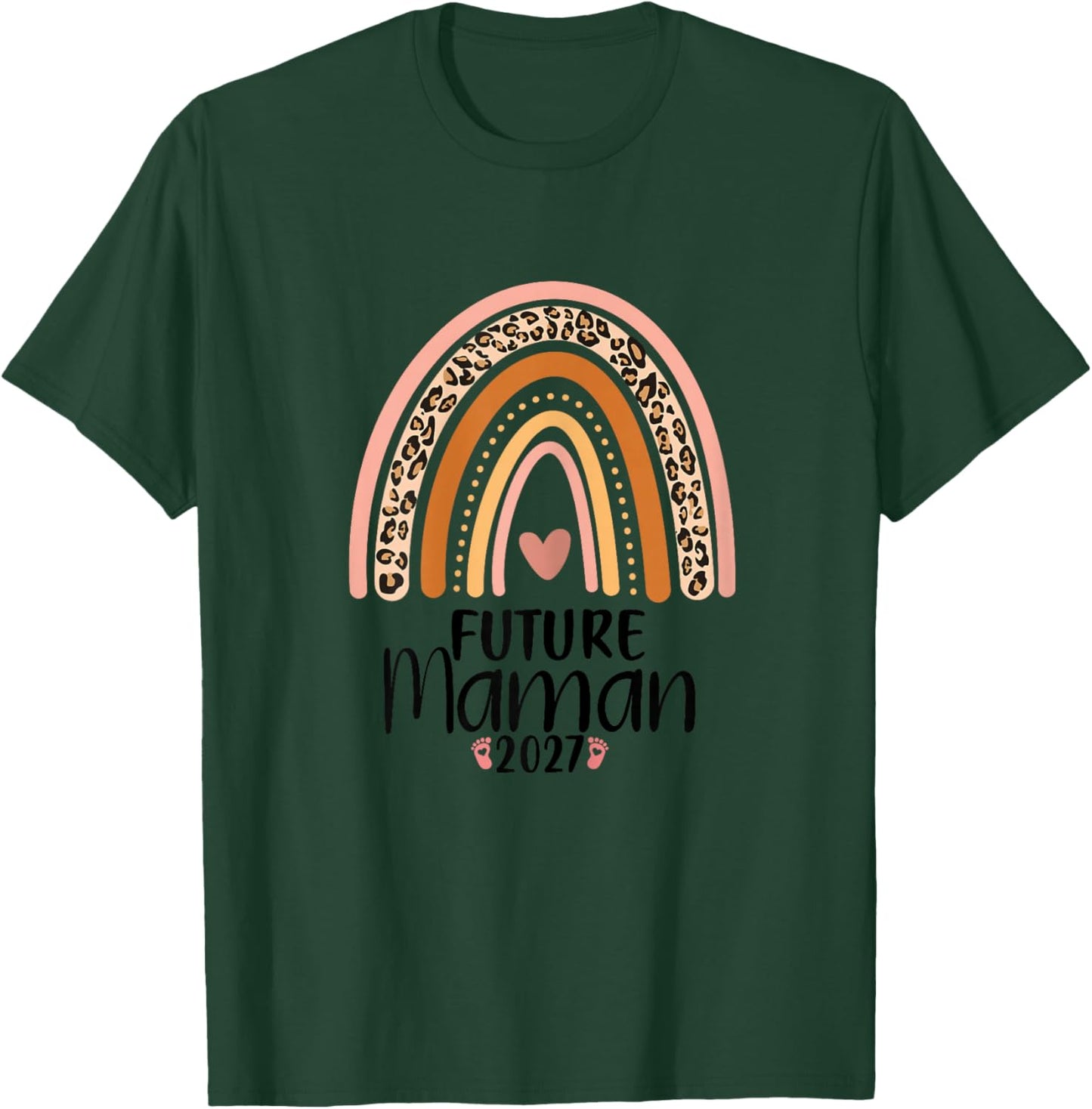 Femme Shirt Future Maman 2027 Maman en 2027 T-Shirt - T-Shirt | Forest