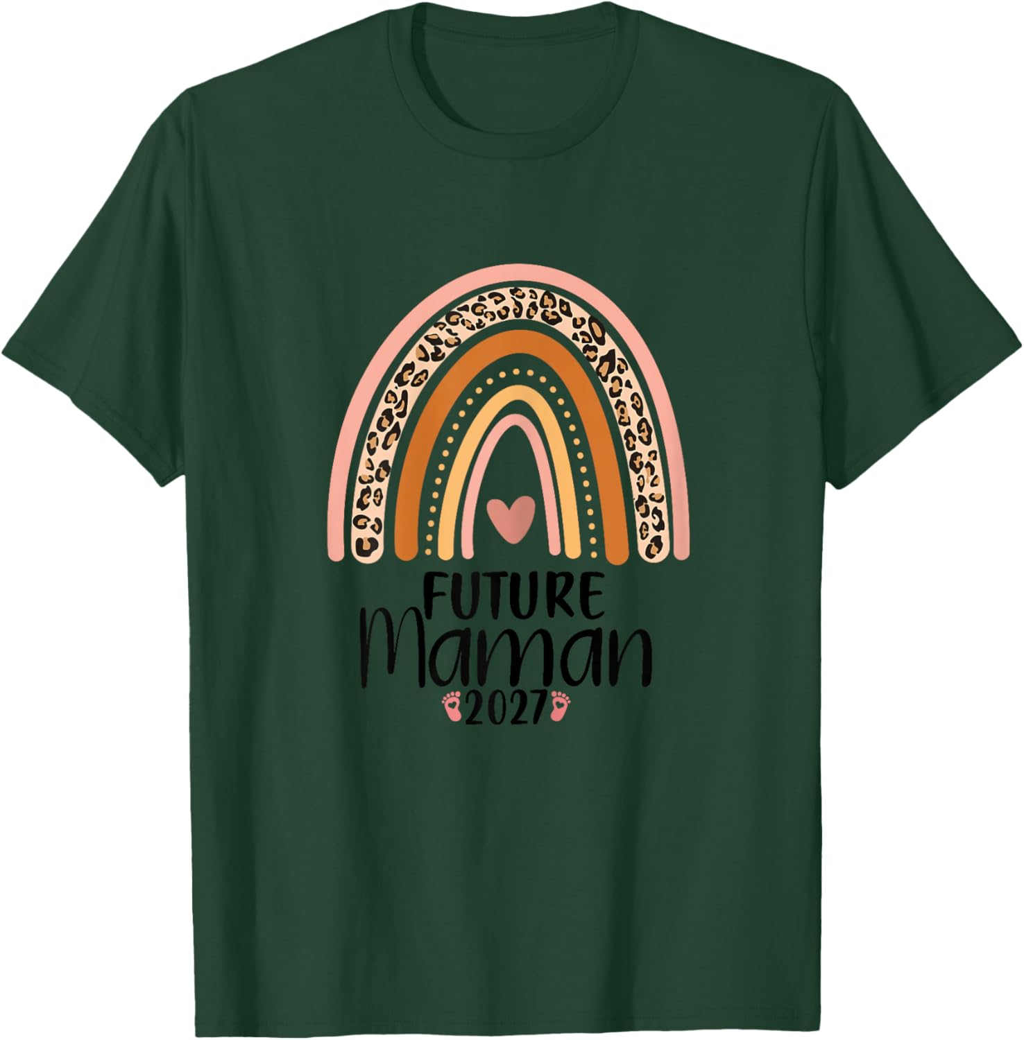 Femme Shirt Future Maman 2027 Maman en 2027 T-Shirt - T-Shirt | Forest