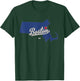 Boston Massachusetts MA Map T-Shirt - T-Shirt | Forest