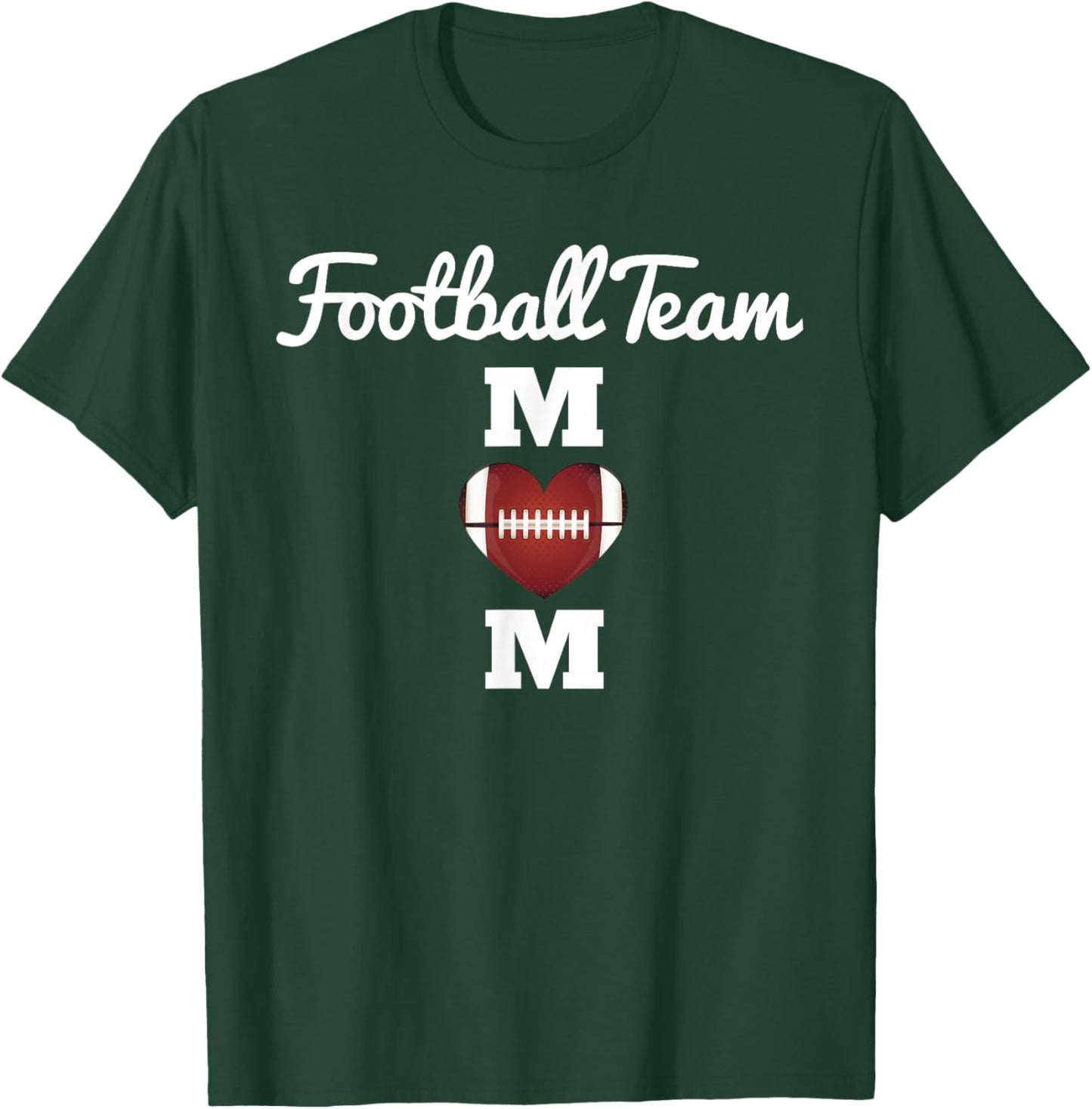 Awesome Football Team Mom Shirt, Gift T-Shirt - T-Shirt | Forest