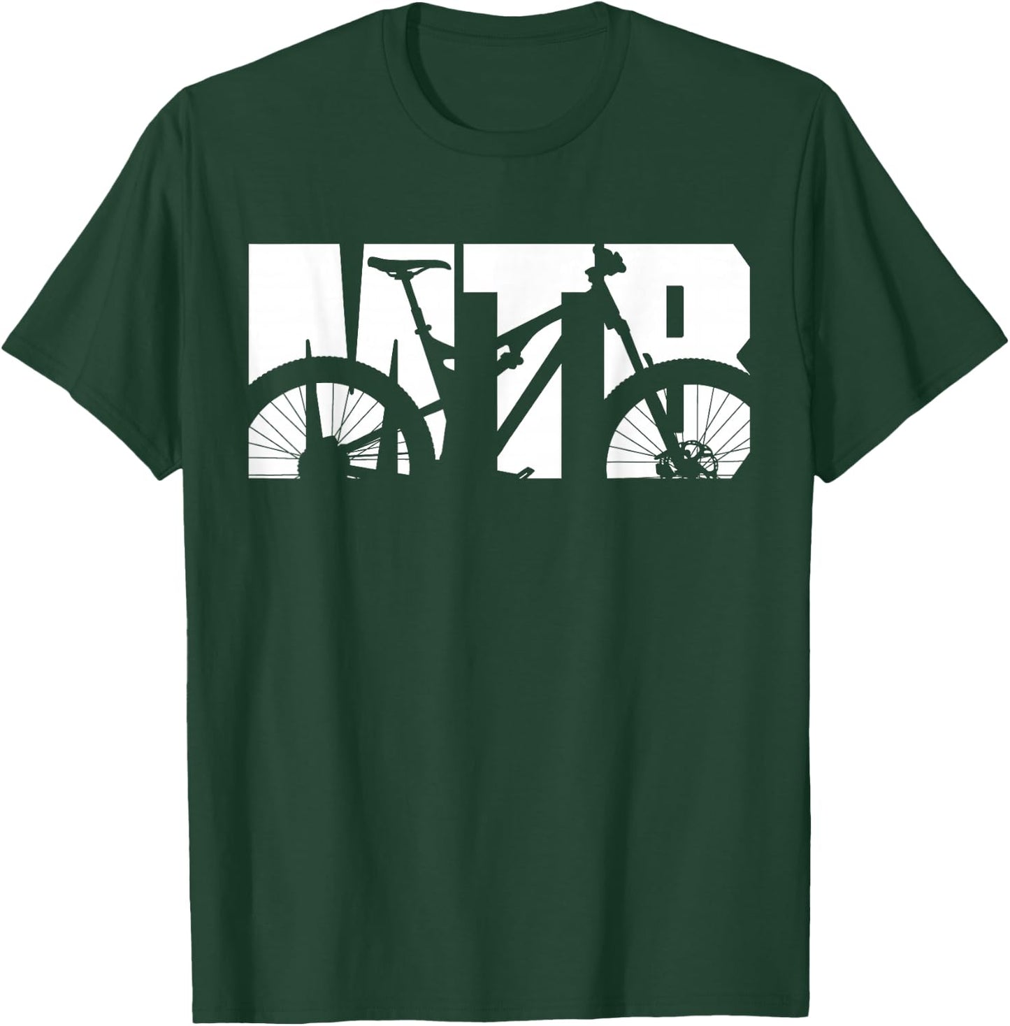 MTB Mountain Bike Shirt for Mountain Biker T-Shirt - T-Shirt | Forest