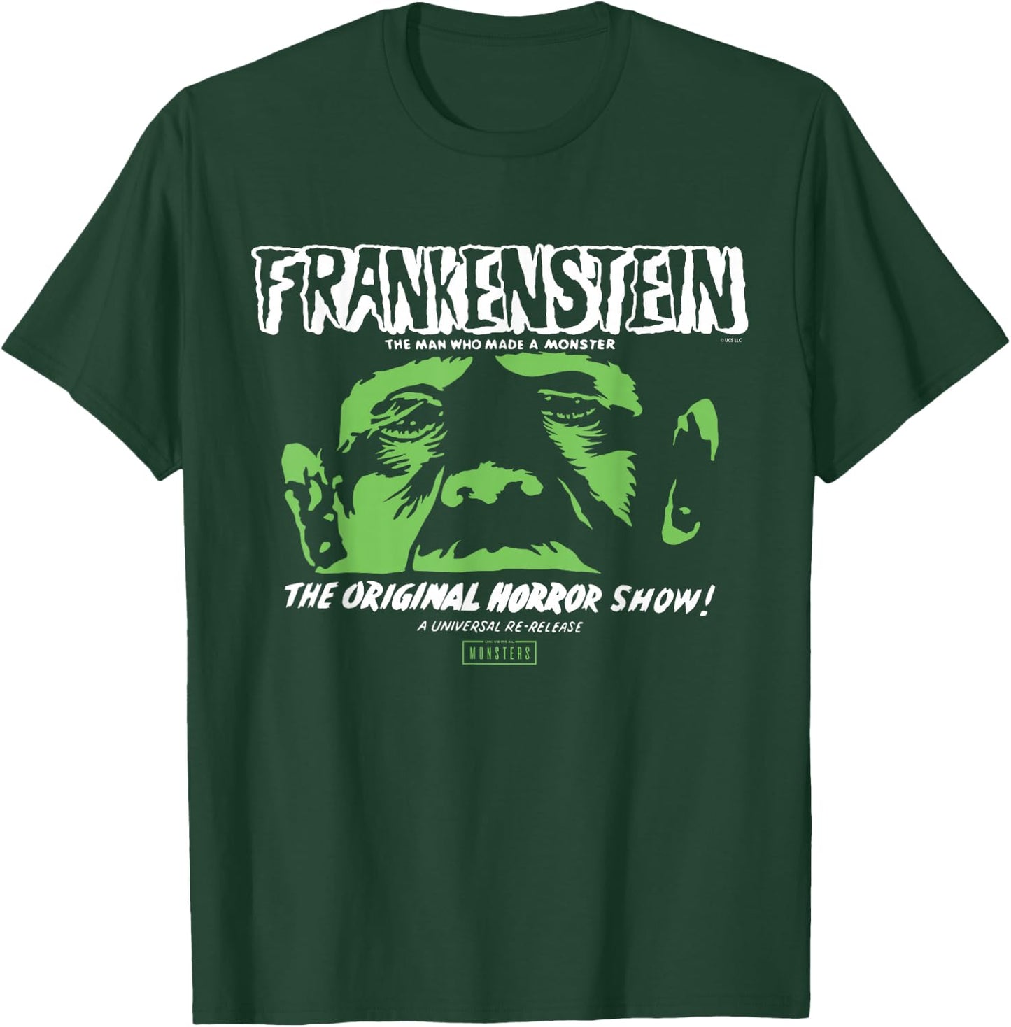 Universal Monsters Frankenstein The Original Horror Show T-Shirt - T-Shirt | Forest