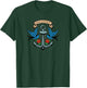 mit Aufschrift "Hold Fast Anchor Sparrow Rose" T-Shirt - T-Shirt | Forest