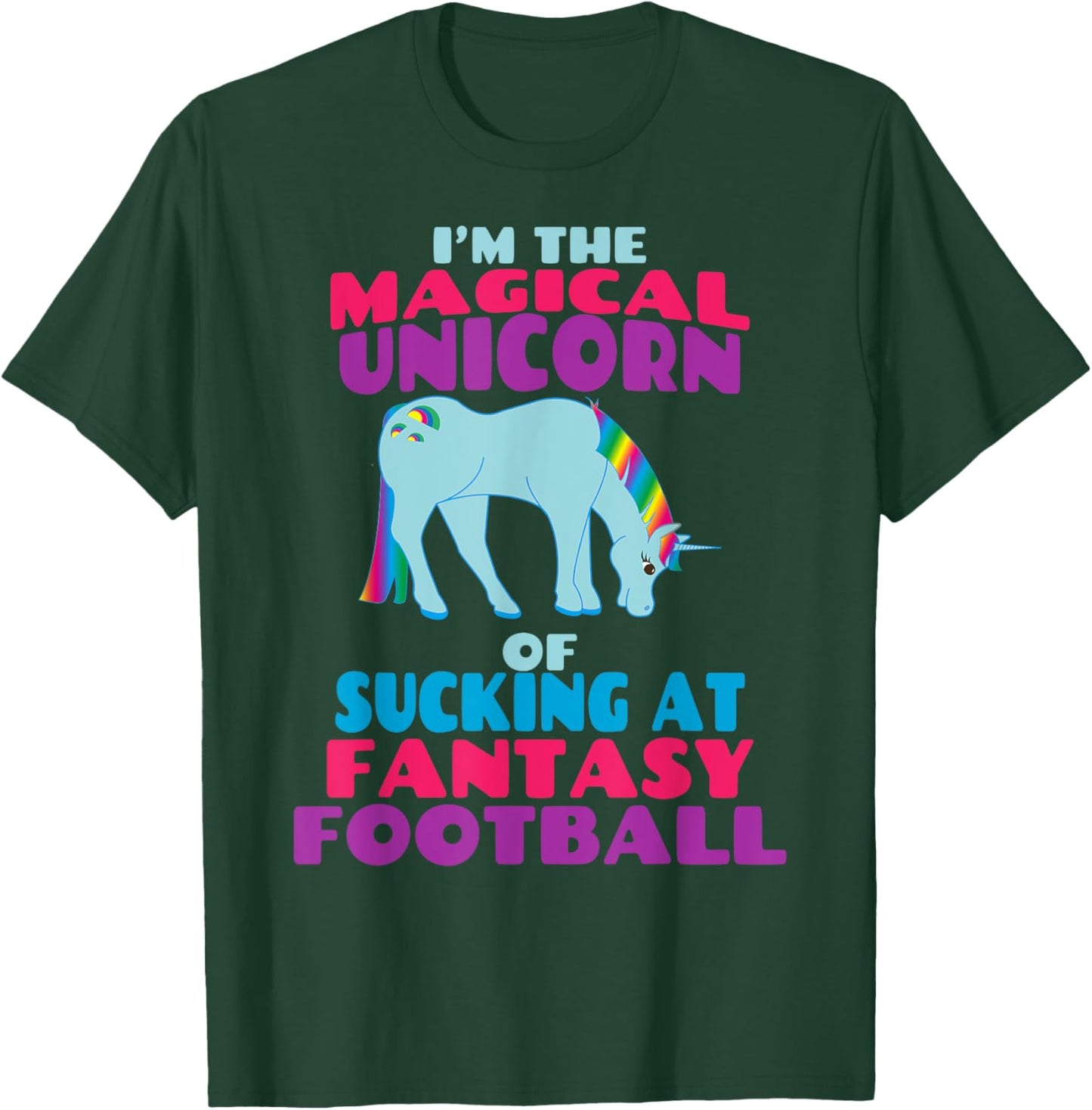 Funny I Suck at Fantasy Football Draft Party Shirt T-Shirt - T-Shirt | Forest
