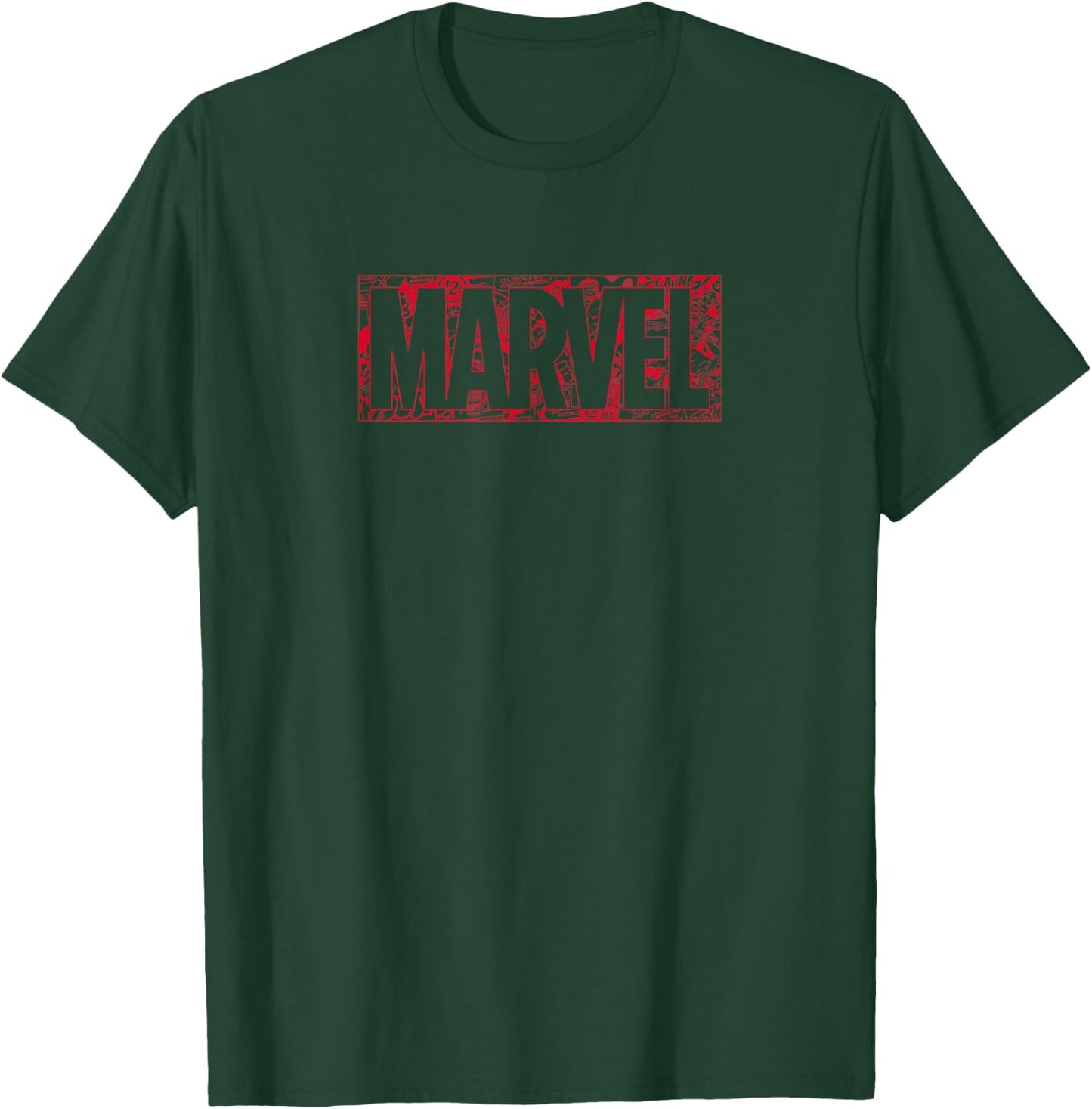 Marvel Comic Logo Red , black, s T-Shirt - T-Shirt | Forest