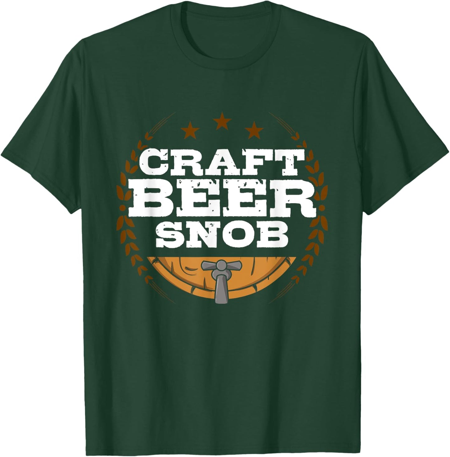 Craft Beer Snob Funny Craft Beer T-Shirt - T-Shirt | Forest