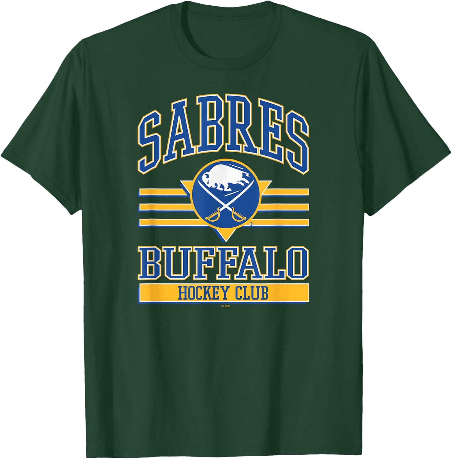 Buffalo Sabres Hockey Club Black Officially Licensed T-Shirt - T-Shirt | Forest