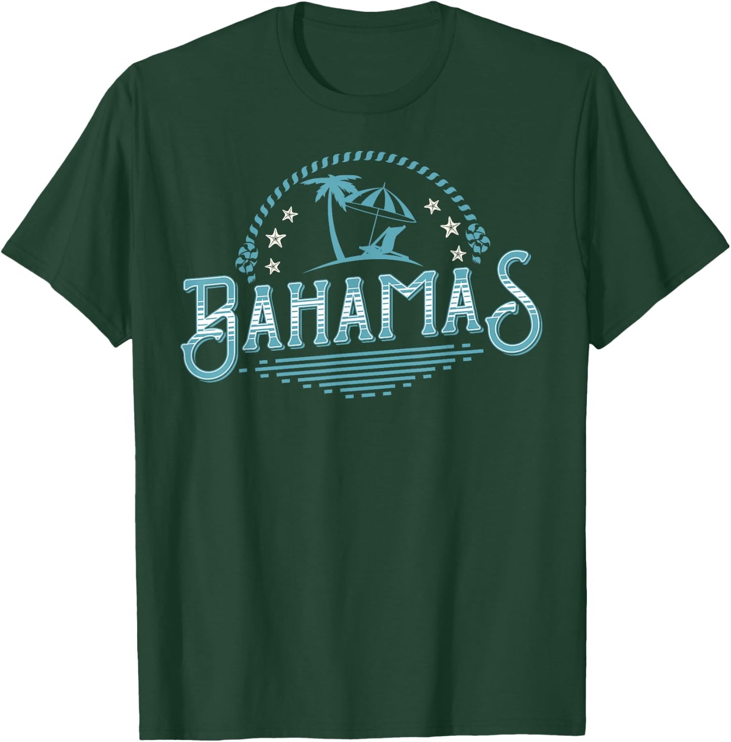 Proud Bahamas Bahamians Flag Gift Design Idea Nassau gift T-Shirt - T-Shirt | Forest