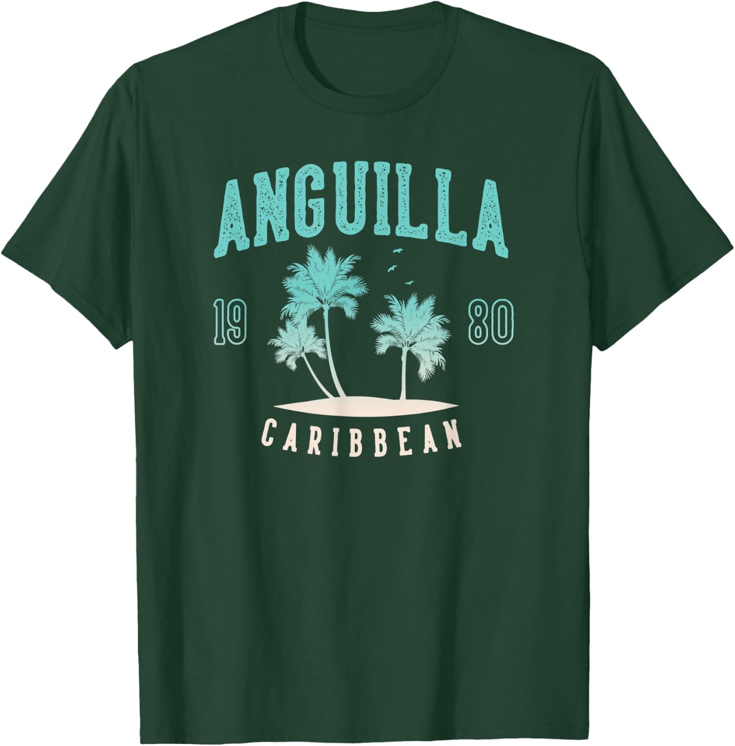 Anguilla Caribbean T-Shirt - T-Shirt | Forest