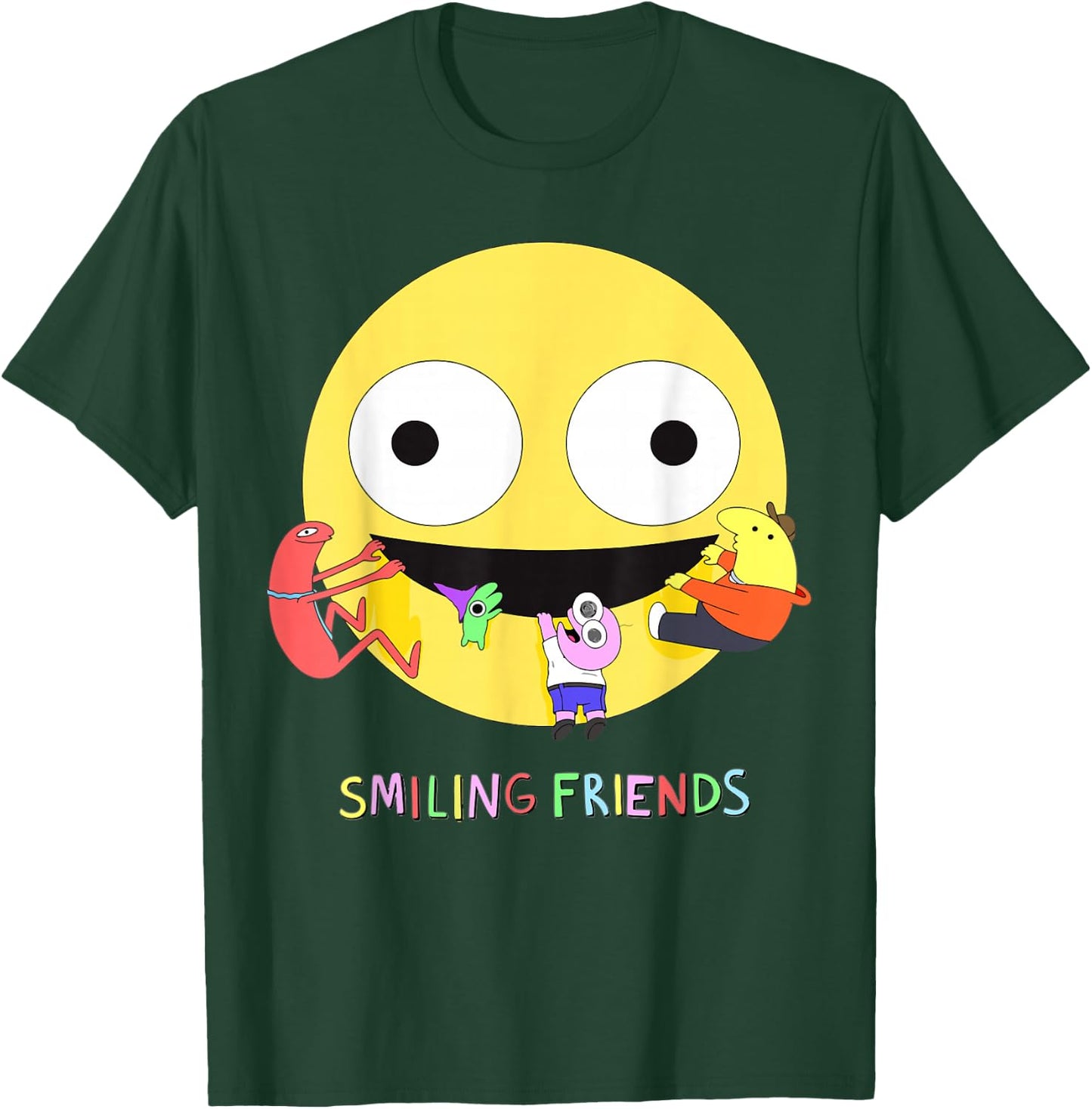 Smiling Friends T-Shirt - T-Shirt | Forest