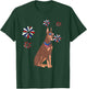 Patriotic Red Doberman USA Flag 4th of July Dog Lover T-Shirt - T-Shirt | Forest