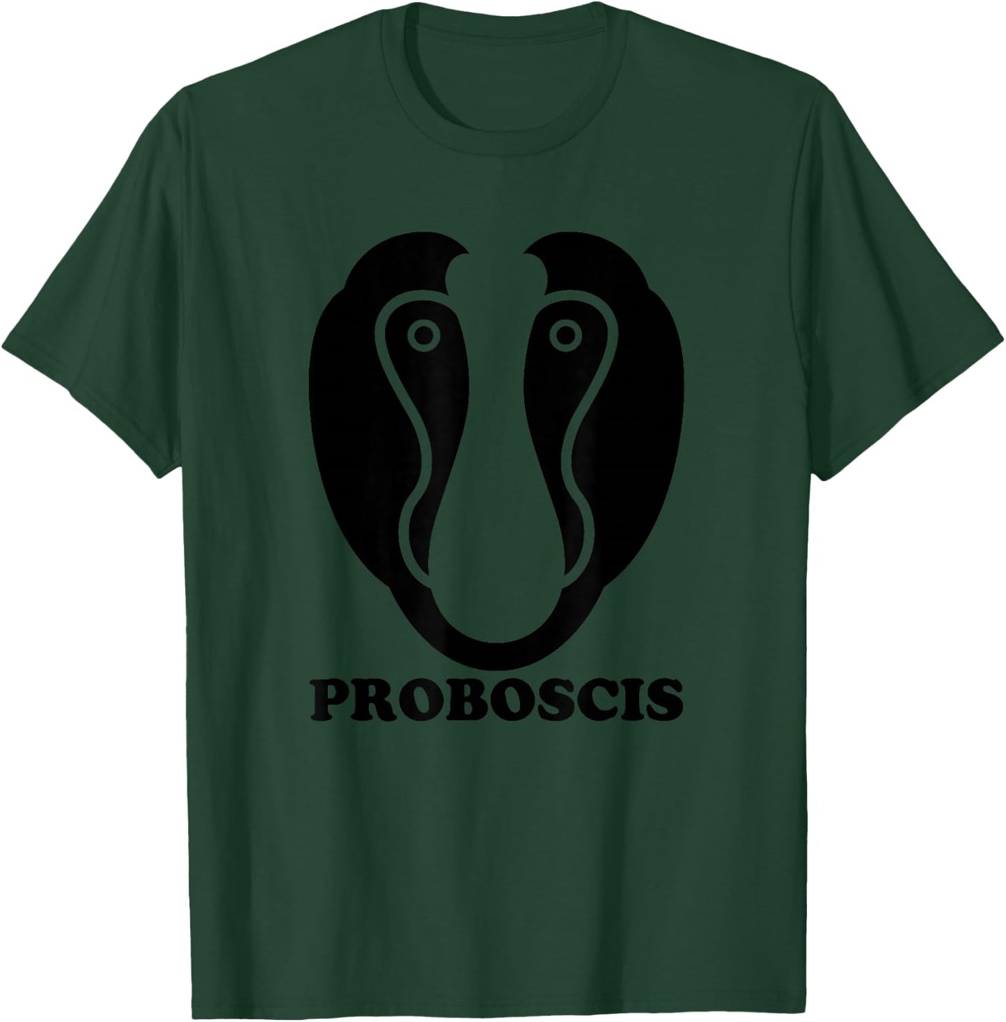 Proboscis Monkey - Primatology Borneo Primate Biology Nature T-Shirt - T-Shirt | Forest