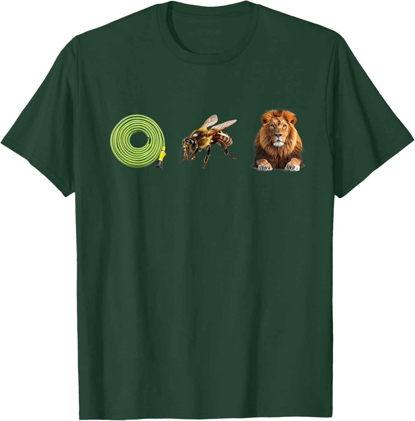 Hose Bee Lion Meme Realistic Costume Funny Pun Ho's Be Lying T-Shirt - T-Shirt | Forest