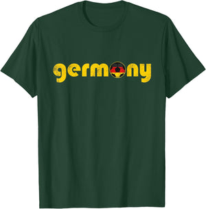 Germany GER 26 Fan Retro Vintage T-Shirt - T-Shirt | Forest