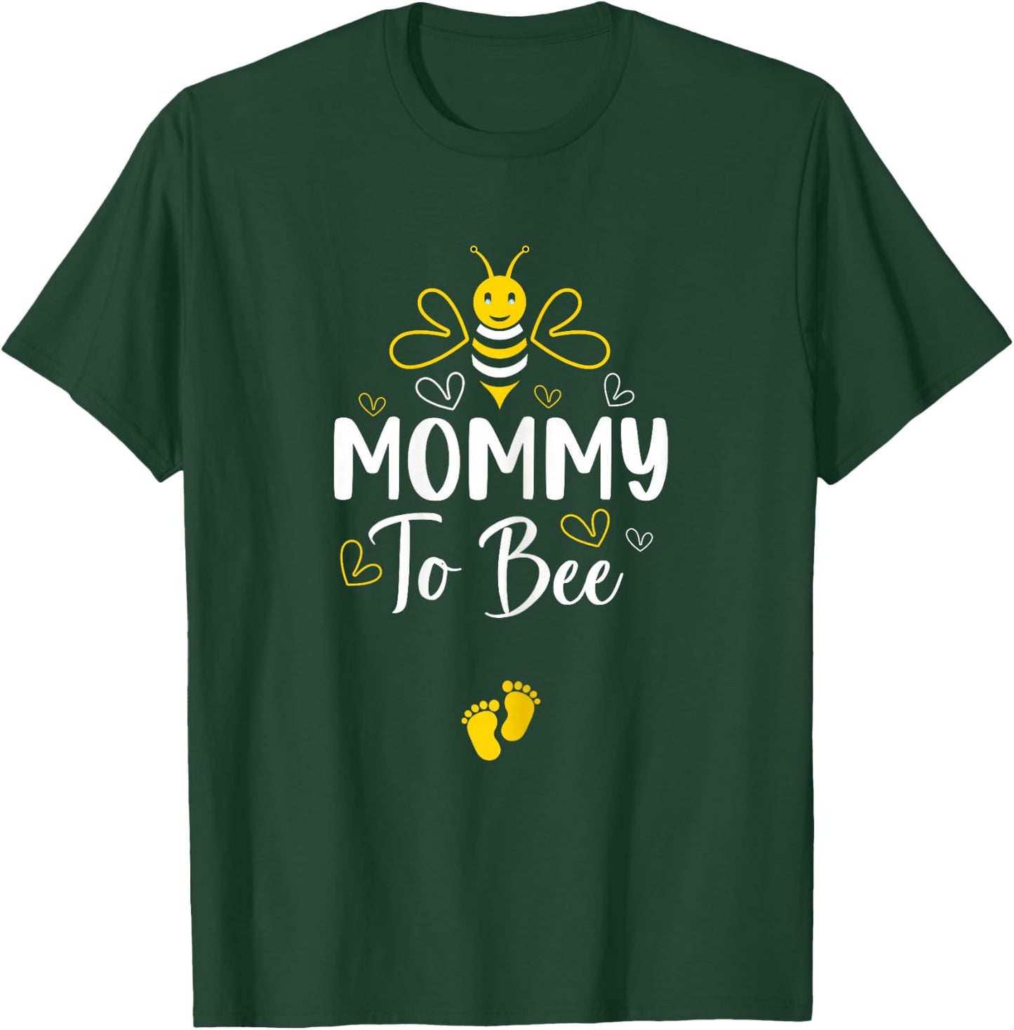 Mommy to Bee Pregnancy Announcement Baby Shower Mommy T-Shirt - T-Shirt | Forest