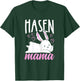 Damen Mama Hase Muttertagsgeschenk Ostern Hasen Mama T-Shirt - T-Shirt | Forest