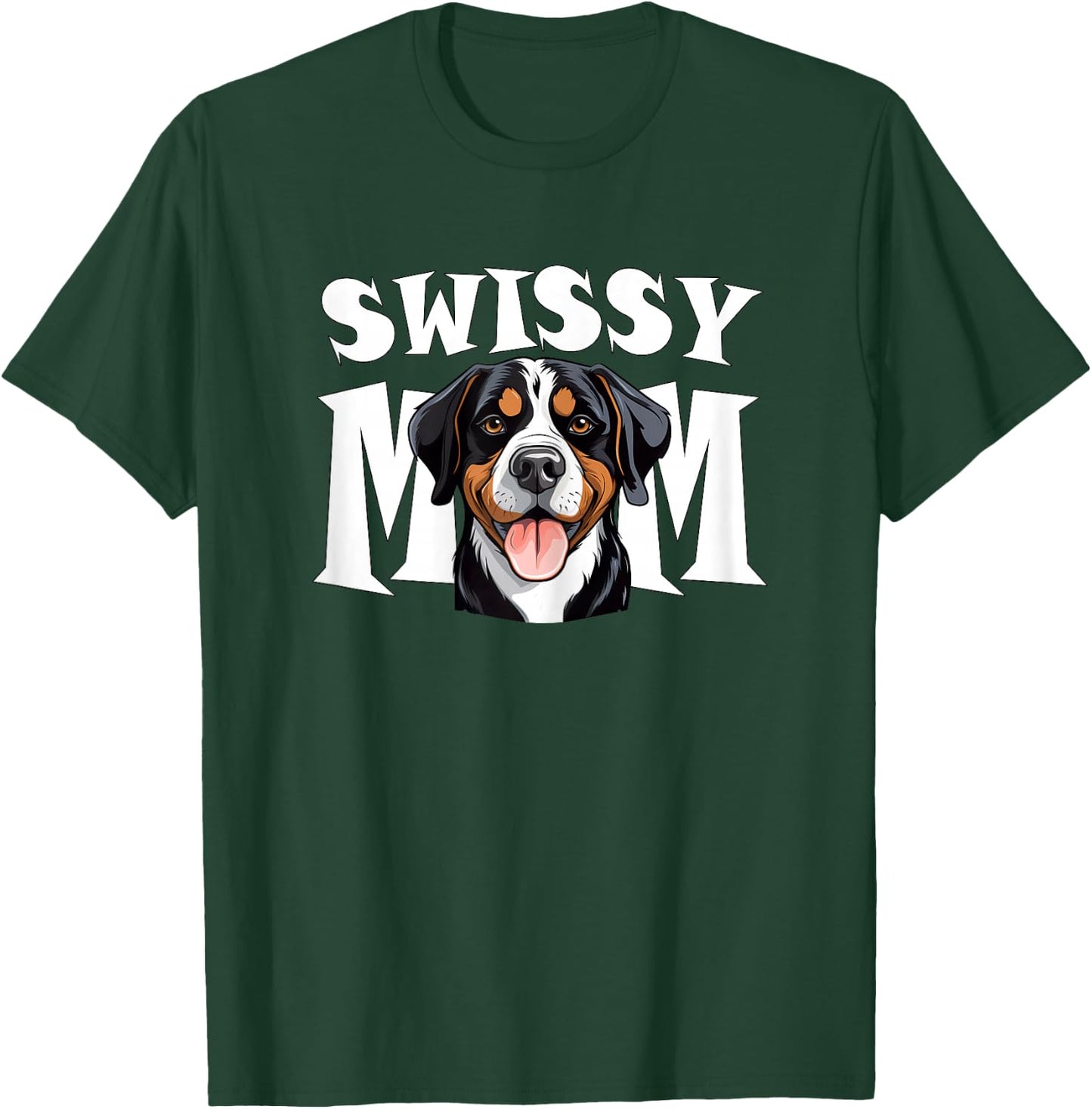 Großer Schweizer Sennenhund Mama Niedlich Swissy Mutter T-Shirt - T-Shirt | Forest